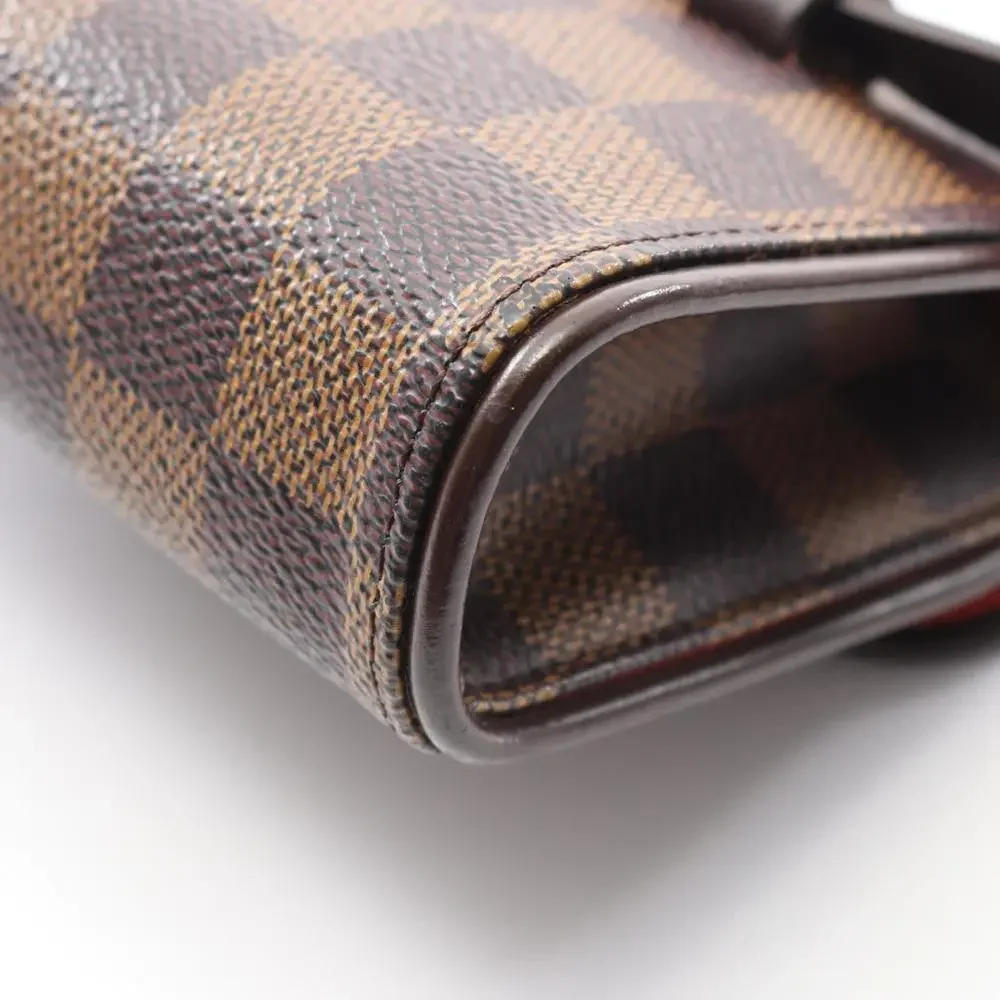 LOUIS VUITTON Brown Damier Leather Pochette Fanny Pack - Picture 7 of 9